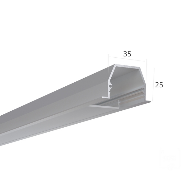 Встраиваемый профиль для светодиодной ленты 6063 0243202