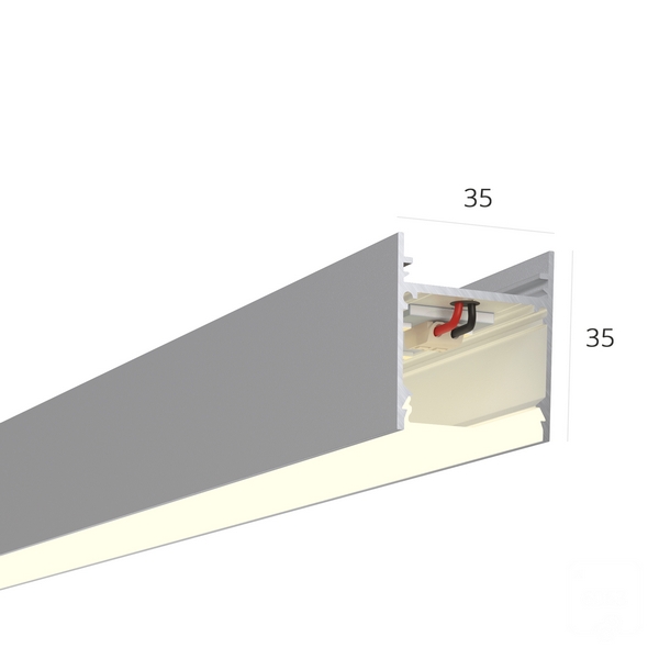 

Настенно-потолочный светильник 6063 0412543, Серебро, 0412543