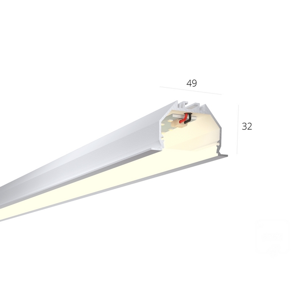 

Настенно-потолочный светильник встраиваемый 6063 0412844, Белый, 0412844