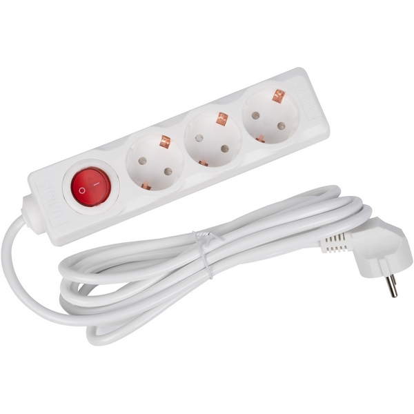 

Удлинитель с/з, 3 гн., шнур 3 м, выкл. Uniel Standard S-GCD3-3B, Standard S-GCD3-3B