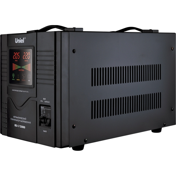 Изображение товара Стабилизатор релейный однофазный Uniel RS-1/12000 12 кВА