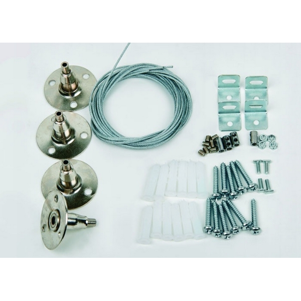 Изображение товара Крепления для светодиодных панелей Uniel UFL-H01 SILVER 100 с регулировкой высоты