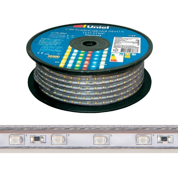 

Светодиодная лента ULS-5050-60LED/m-16mm-IP67-220V-14,4W/m-50M-RGB бобина Uniel, ULS-5050-60LED/m-16mm-IP67-220V-14,4W/m-50M-RGB бобина