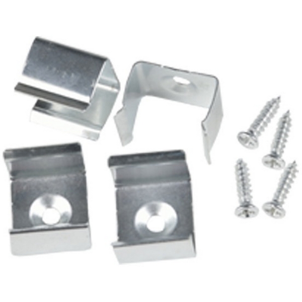 Изображение товара Заглушка для алюминиевого профиля 4 шт. Uniel UFE-N10 SILVER B POLYBAG