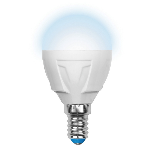 

Лампочка светодиодная LED-G45-6W/NW/E14/FR/DIM PLP01WH картон Uniel, LED-G45-6W/NW/E14/FR/DIM PLP01WH картон