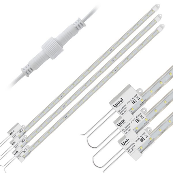 

Светильник для растений светодиодный ULY-P90-10W/SPFR/K IP65 AC220V KIT03 Uniel CLEAR, ULY-P90-10W/SPFR/K IP65 AC220V CLEAR KIT03