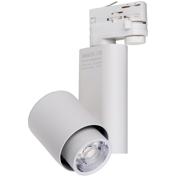 

Трековый светильник трехфазный 220V светодиодный ULB-M09H-50W/4000К Uniel WHITE, Белый, ULB-M09H-50W/4000К WHITE