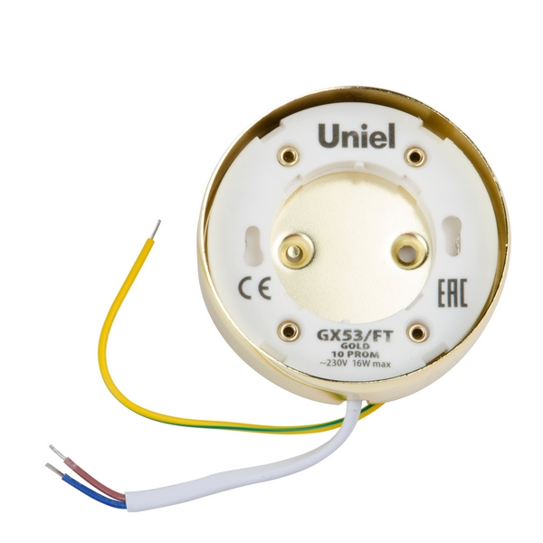 

Накладной светильник GX53/FT PROM Uniel GOLD 10 (10 шт.), Золото, GX53/FT GOLD 10 PROM