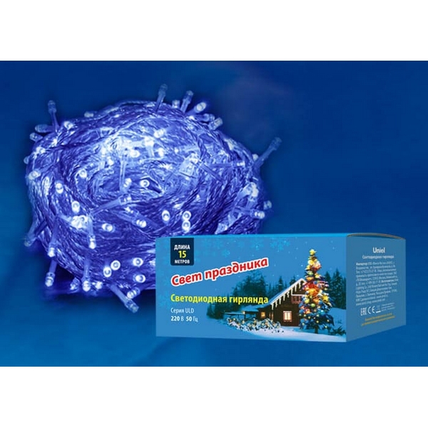 

Гирлянда светодиодная ULD-S1500-100/DTA BLUE IP20 Uniel, ULD-S1500-100/DTA BLUE IP20