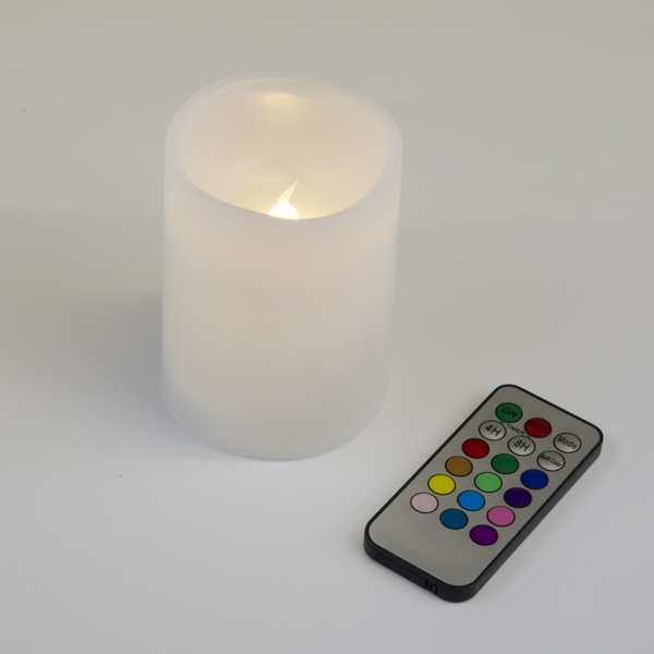 

Декоративная светодиодная с пультом ULD-F052 Uniel RGB RC CANDLE, Белый, ULD-F052 RGB RC CANDLE