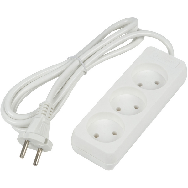 

Удлинитель шнур 1,5м., 3 гнезда, 10A, б/з. белый Uniel Ultra S-CU3-1,5 WHITE, Ultra S-CU3-1,5 WHITE