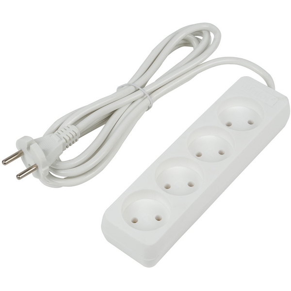 

Удлинитель шнур 3м., 4 гнезда, 10A, б/з. белый Uniel Ultra S-CU4-3 WHITE, Ultra S-CU4-3 WHITE