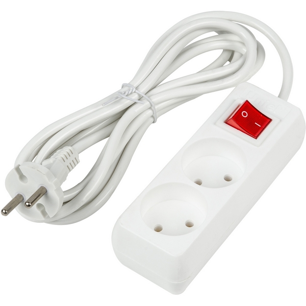 

Удлинитель шнур 3м., 2 гнезда, 10A, б/з. белый Uniel Ultra S-CU2-3B WHITE, Ultra S-CU2-3B WHITE