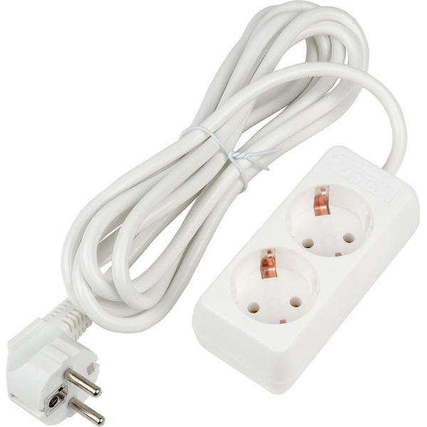 

Удлинитель шнур 3м., 2 гнезда, 16A, с/з. белый Uniel Ultra S-GCU2-3 WHITE, Ultra S-GCU2-3 WHITE