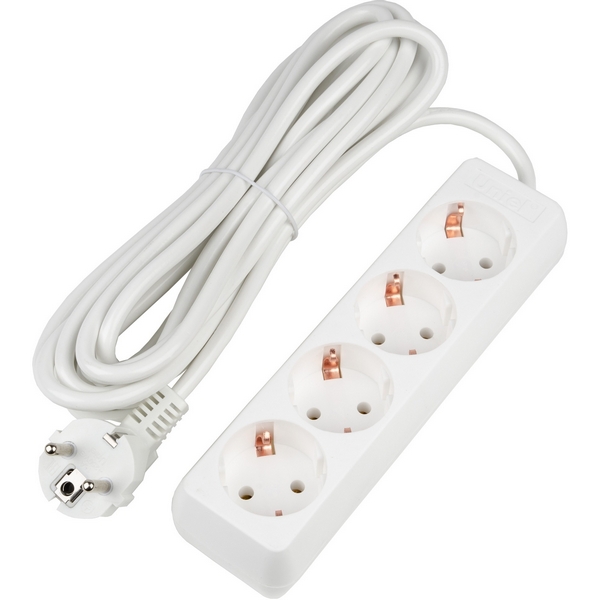 

Удлинитель шнур 5м., 4 гнезда, 16A, с/з. белый Uniel Ultra S-GCU4-5 WHITE, Ultra S-GCU4-5 WHITE