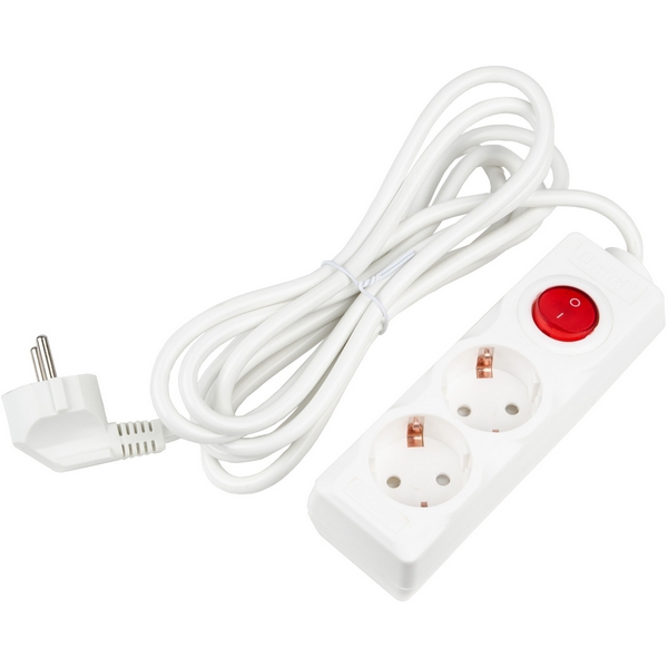 

Удлинитель шнур 3м., 2 гнезда, 16A, с/з. белый Uniel Ultra S-GCU2-3B WHITE, Ultra S-GCU2-3B WHITE