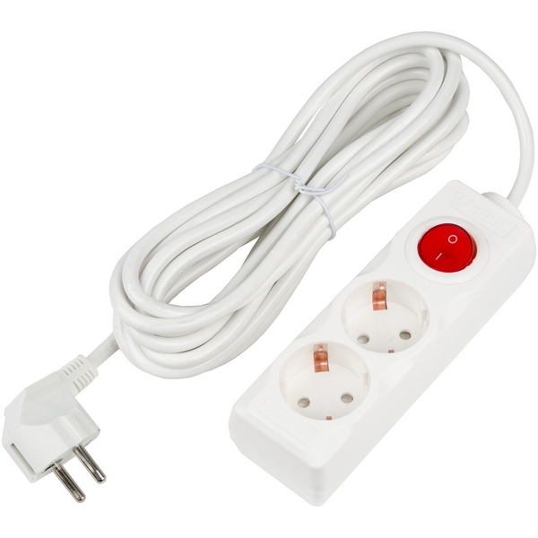 

Удлинитель шнур 5м., 2 гнезда, 16A, с/з. белый Uniel Ultra S-GCU2-5B WHITE, Ultra S-GCU2-5B WHITE