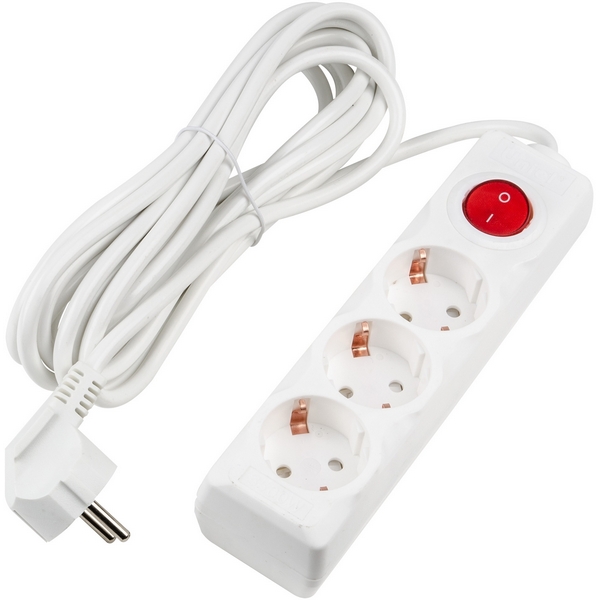 

Удлинитель шнур 5м., 3 гнезда, 16A, с/з. белый Uniel Ultra S-GCU3-5B WHITE, Ultra S-GCU3-5B WHITE