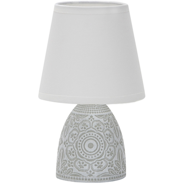 

Настольная лампа Uniel UML-B301 E14 LIGHT GREY, Белый, UML-B301 E14 LIGHT GREY