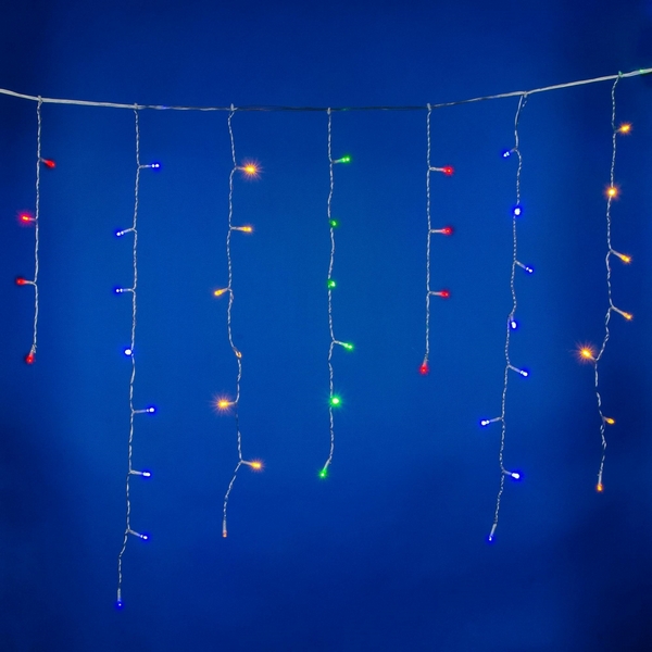 

Бахрома светодиодная со статическим свечением, 6м. соединяемая, 200 светодиодов, разноцветный свет Uniel ULD-B6007-200/STK MULTI IP44, ULD-B6007-200/STK MULTI IP44