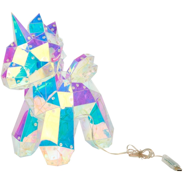 

Светильник декоративный «Единорог», с USB проводом, 60 светодиодов. RGB свет, цвет корпуса радужный Uniel ULD-R503 USB/RGB UNICORN, ULD-R503 USB/RGB UNICORN