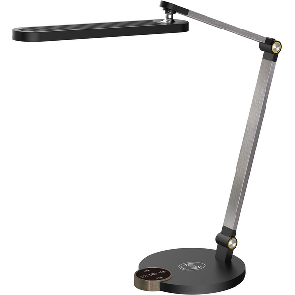 Изображение товара Настольная лампа Uniel ULM-D113 18W/3000-6000K/DIM BLACK для офиса и дома