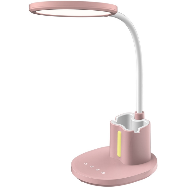 

Настольная лампа с подставкой под телефон и канцелярские принадлежности для школьников Uniel ULM ULM-D150 15W/3000-6500K/DIM PINK, Розовый, ULM ULM-D150 15W/3000-6500K/DIM PINK