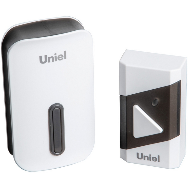 

Звонок электронный 220В черный с белым Uniel UDB-095W-R1T1-38S-BL/WH, UDB-095W-R1T1-38S-BL/WH
