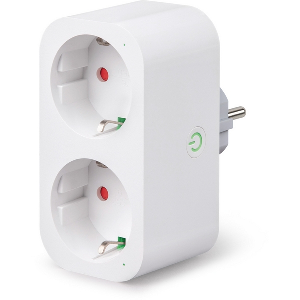 Умный сетевой разветвитель Wi-Fi с USB-портом, 2 гнезда.16A, до 3680Вт, голосовое управление, приложение UnielSmart Uniel USH USH-A102 2G/WF WHITE