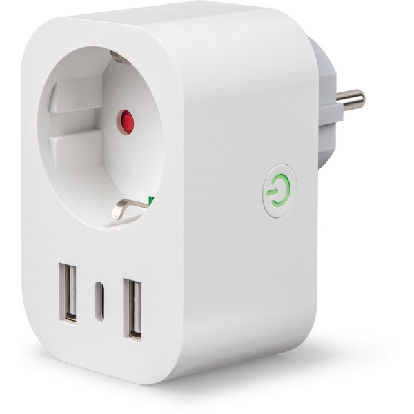 

Умная розетка Wi-Fi. 2USB+Type-C (5В, 2,4A). 16A. До 3680Вт. Голосовое управление приложение UnielSmart Uniel USH USH-A103 1G/UC/WF WHITE, Белый, USH USH-A103 1G/UC/WF WHITE
