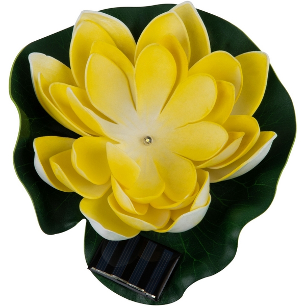 Изображение товара Садовый светильник Uniel USL-S-827/PT060 Желтая кувшинка LED