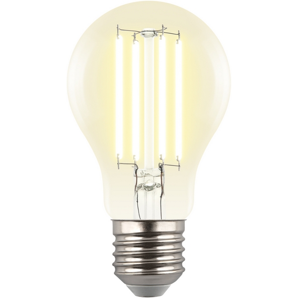

Лампа светодиодная, прозрачная, теплый белый свет 3000K Uniel Яркая A++ LED-A60-5W/3000K/E27/CL GLY01TR, Яркая A++ LED-A60-5W/3000K/E27/CL GLY01TR