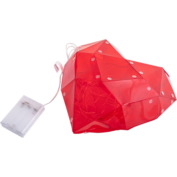 

Светильник декоративный «Красное сердце», на батарейках 3AA (не в/к). 100 светодиодов, цвет корпуса красный Uniel ULD-R511 3АА RED HEART, ULD-R511 3АА RED HEART