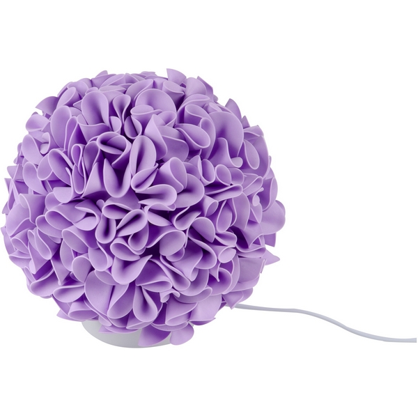 

Настольный светильник Гортензия белый/сиреневый светодиодный со сменной лампой(в/к) E27 3000K Uniel ULW-R07 T/3000K/150C/A, ULW-R07 T/3000K/150C/A Гортензия Белый/Сиреневый