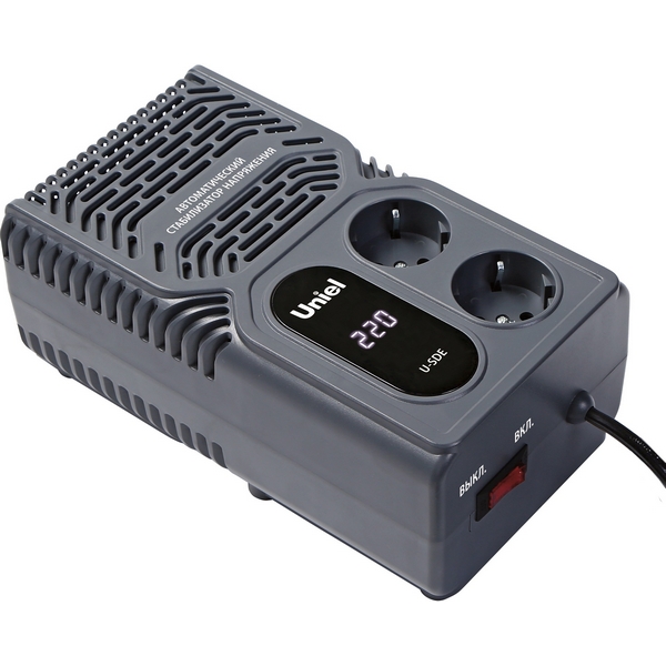 

Стабилизатор напряжения 1000ВА настольный Uniel Constant U-SDE 1000W, Constant U-SDE 1000W