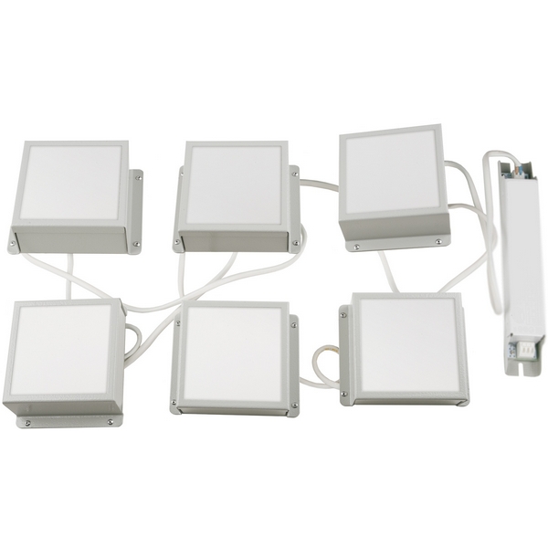 

Светильник светодиодный потолочный встраиваемый, комплект из 6 штук. 4000K, для ячеек 86x86мм, в комплекте с и/п Uniel Grilyato Mini ULP-0808 42W/4000К IP40 GRILYATO OPAL WHITE KIT06, Серый, Grilyato Mini ULP-0808 42W/4000К IP40 GRILYATO OPAL WHITE KIT06