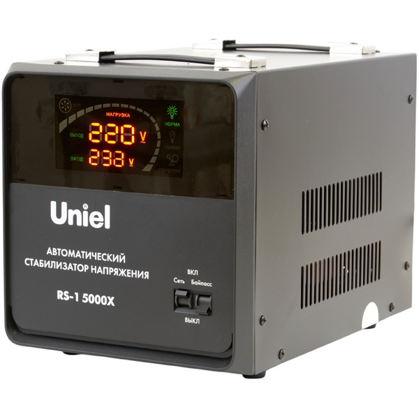 

Стабилизатор напряжения 5000ВА релейный, однофазный, напольный Uniel Reliability RS-1 5000X, Reliability RS-1 5000X
