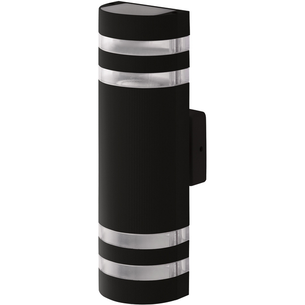 Изображение товара Настенный светильник уличный под лампы Е27 черный Uniel UUL-S16A 2x60W/E27 IP65 BLACK