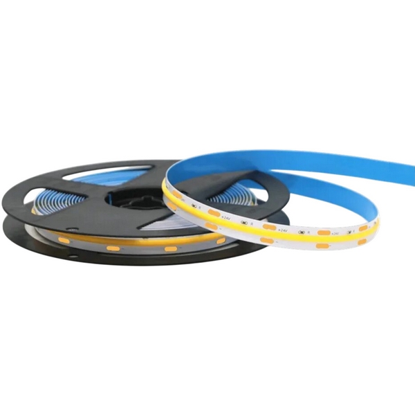 Изображение товара Светодиодная лента Uniel ULS-C21-COB-320LED/m-8mm-IP20-DC24V-10W/m-5M-3000K