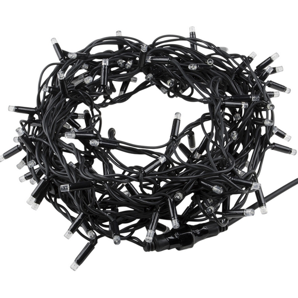 

Гирлянда светодиодная 10м без вилки с эффектом мерцания, соединяемая, 100 светодиодов 6000K IP67 провод черный Uniel ULD-F90PRO S10M-100/TBK WH, F90PRO ULD-F90PRO S10M-100/TBK WH