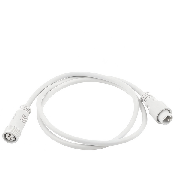 Удлинитель для гирлянд серии F90PRO 1м статика/мерцание IP67 белый Uniel UCX-F90 E/1M/WH