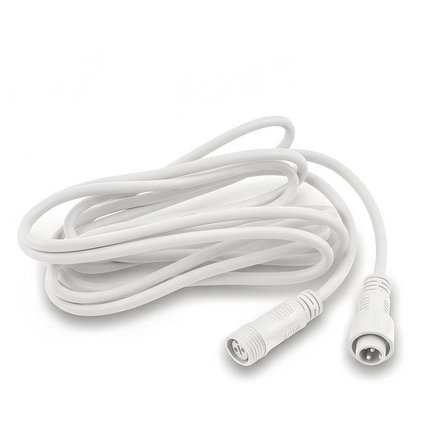 Удлинитель для гирлянд серии F90PRO 3м статика/мерцание IP67 белый Uniel UCX-F90 E/3M/WH