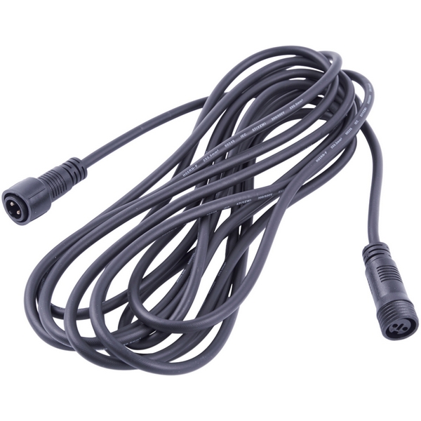 Удлинитель для гирлянд серии F90PRO 5м статика/мерцание IP67 черный Uniel UCX-F90 E/5M/BK