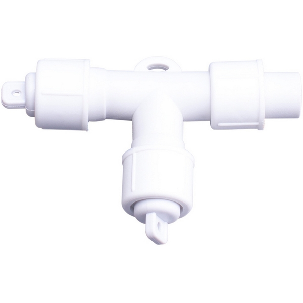 Соединитель для гирлянд серии F90RPO Т-образный 1 вход-2 выхода белый Uniel UTC-F90 Y3 WHITE