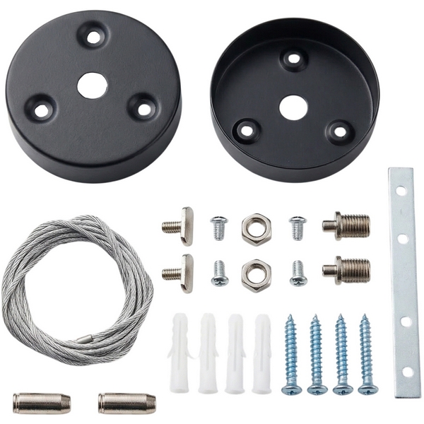 

Комплект для подвесного монтажа для светильника серии ULO-N длина троса 1,5м черный Uniel UFL-N10H 1.5M SET BLACK, ULO-N UFL-N10H 1.5M SET BLACK