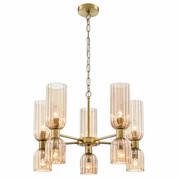 

Подвесная люстра Velante 281-423-10, Янтарный, 281-423-10