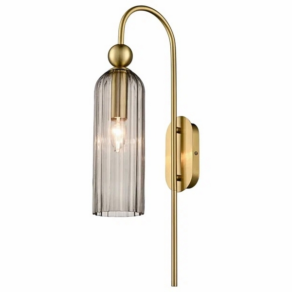 Изображение товара Бра Velante 281-441-01 Модерн с дымчатым плафоном