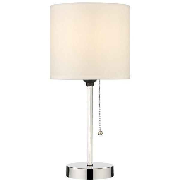 Изображение товара Настольная лампа Velante 291-104-01 для дома стиль модерн белая с диммером