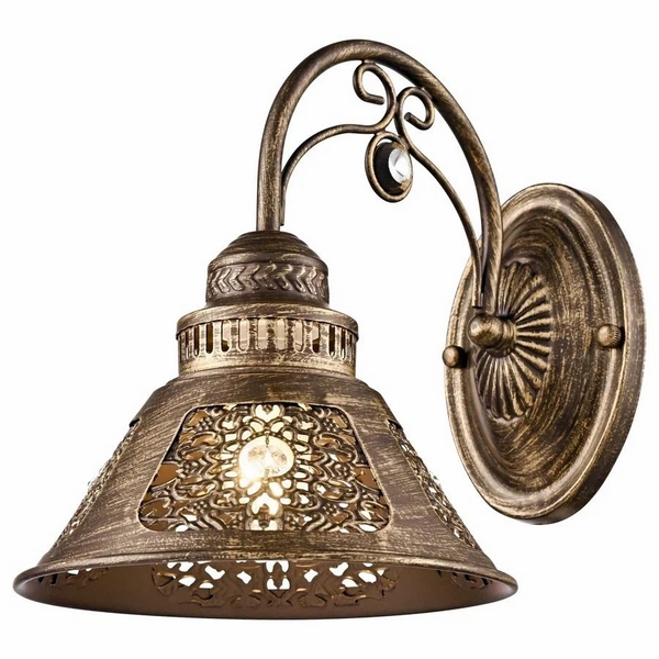 Изображение товара Бра Velante 308-601-01 прованс металлическое с одним плафоном и IP20