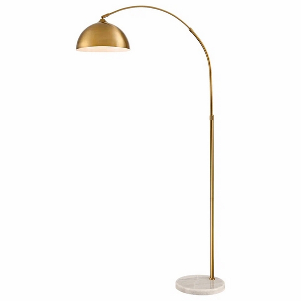 Изображение товара Торшер Velante 484-405-01 Лофт металлический с направленным светом и плафоном полушарной формы